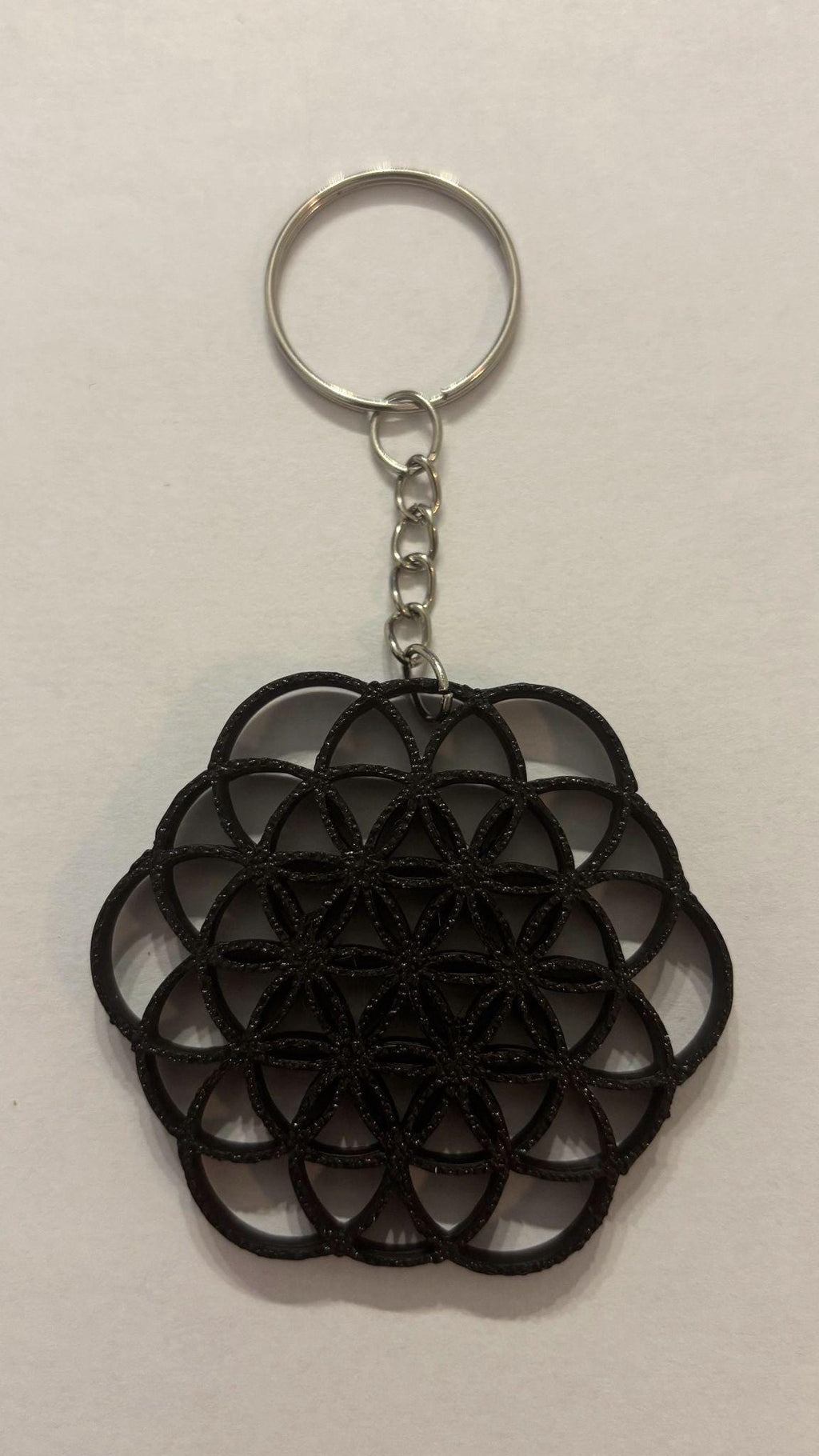 Llavero ColdPlay | Diseño Geométrico Inspirado en Música | Regalo Original para Fans | Llavero Negro Minimalista Hecho a Mano