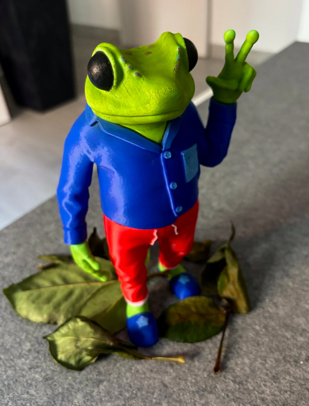 Sapo Concho - Escultura pop art impresa en 3D - JeanPrintsco