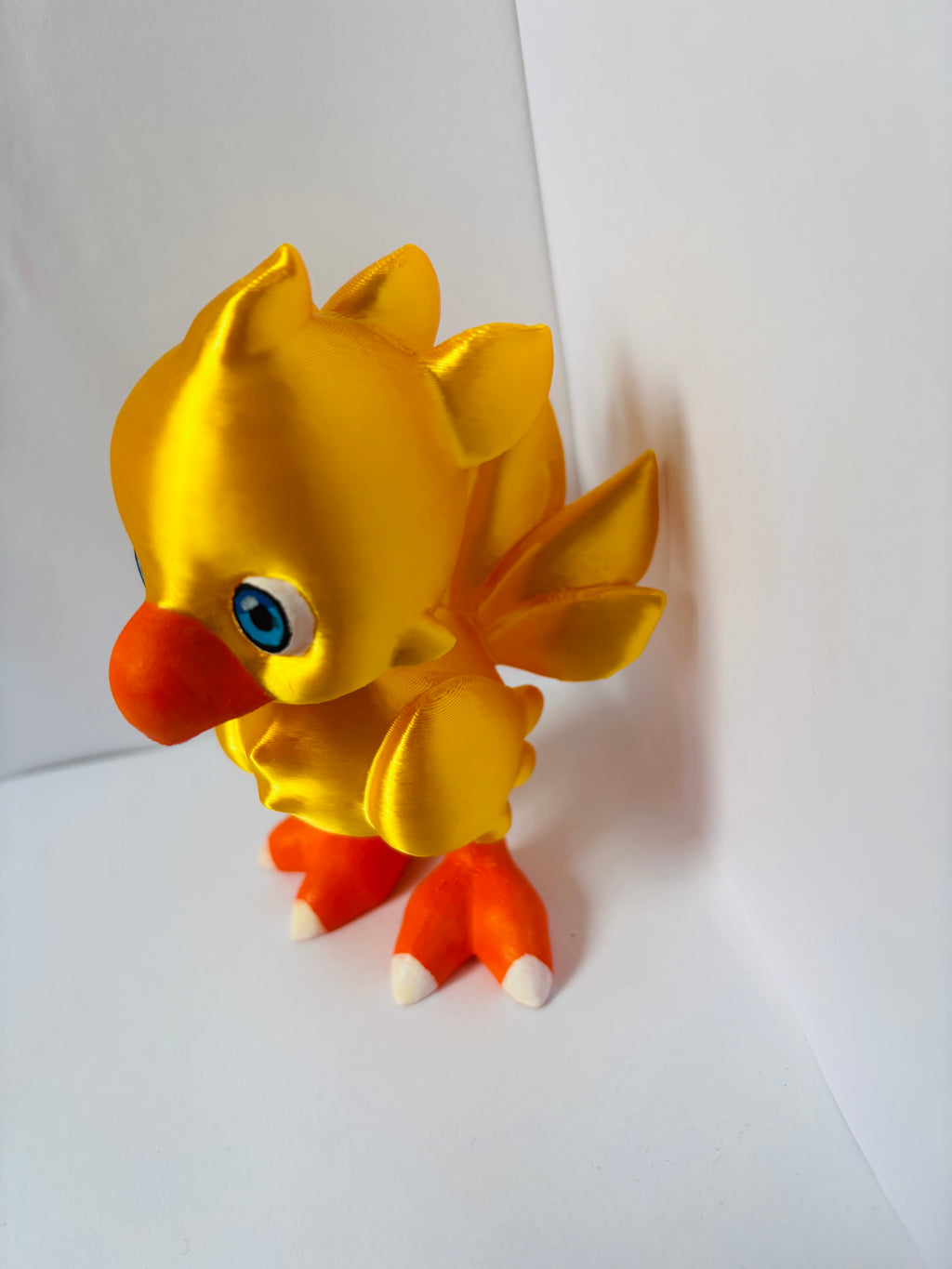 Chocobo - Final Fantasy - Dorado 3D - JeanPrintsCo