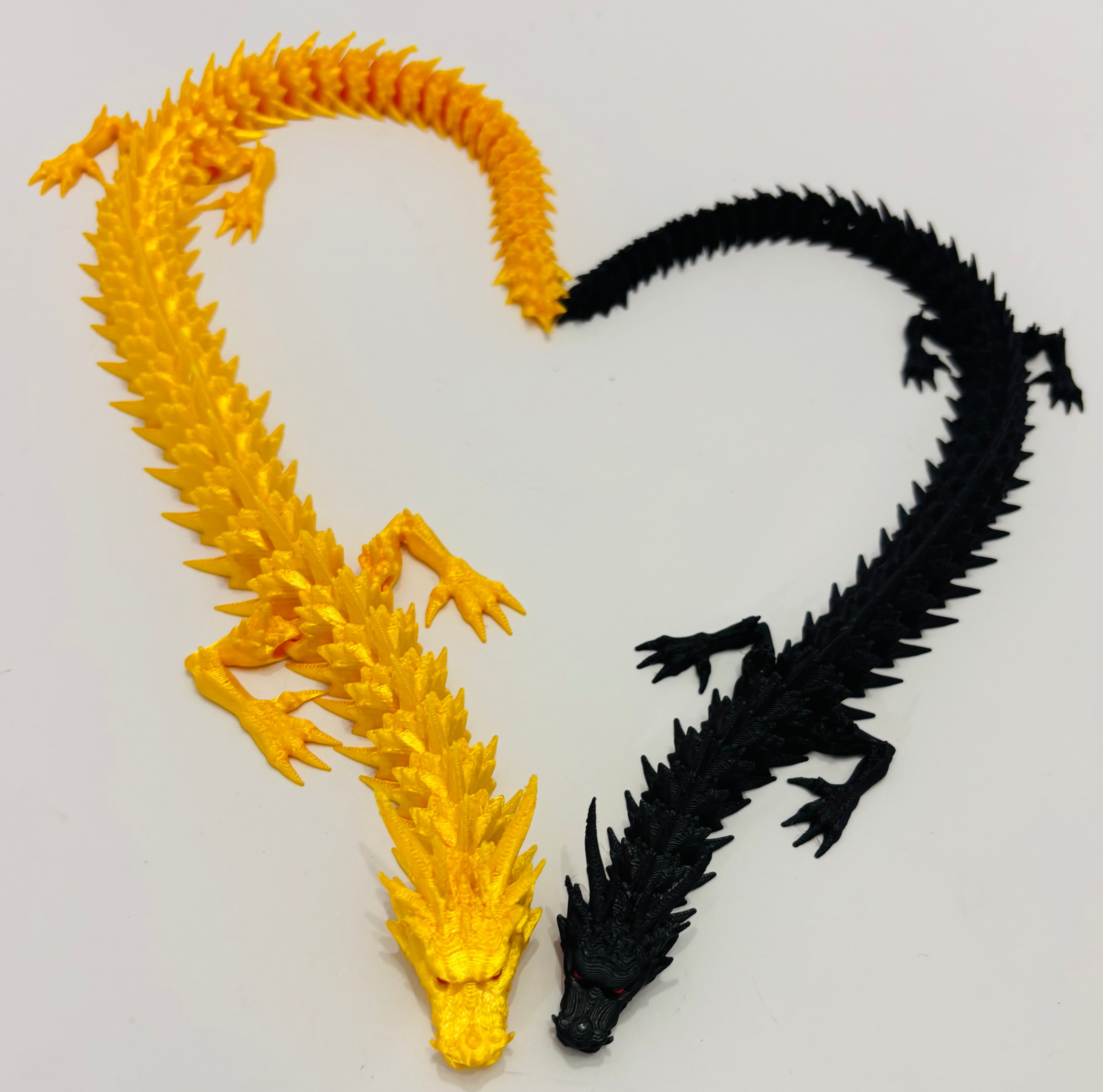 Dragón Articulado 3D Flexible - JeanPrintsCo