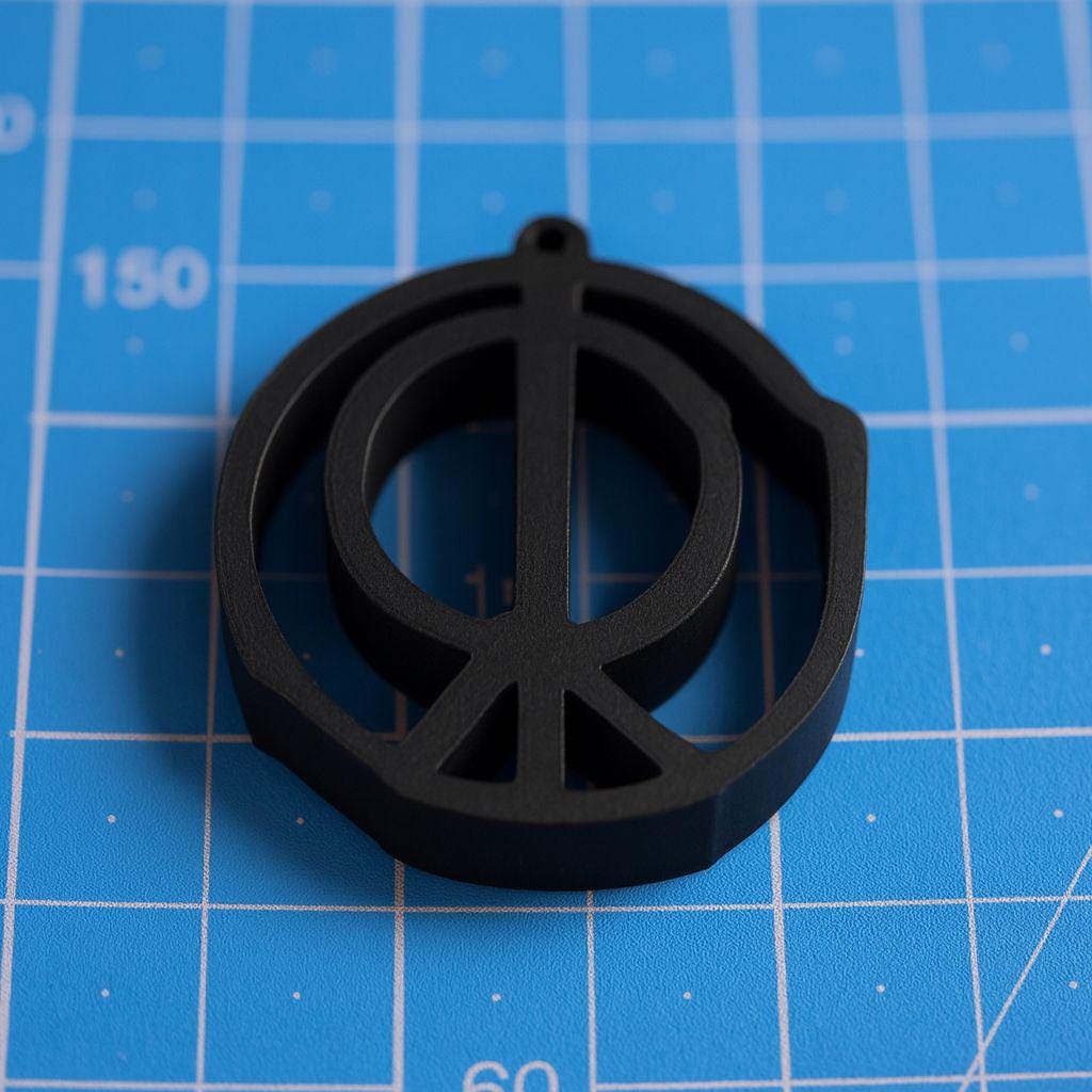 Llavero LUX inspirado en Rosalía | Diseño exclusivo impreso en 3D | Regalo moderno y artístico | Accesorio único hecho a mano