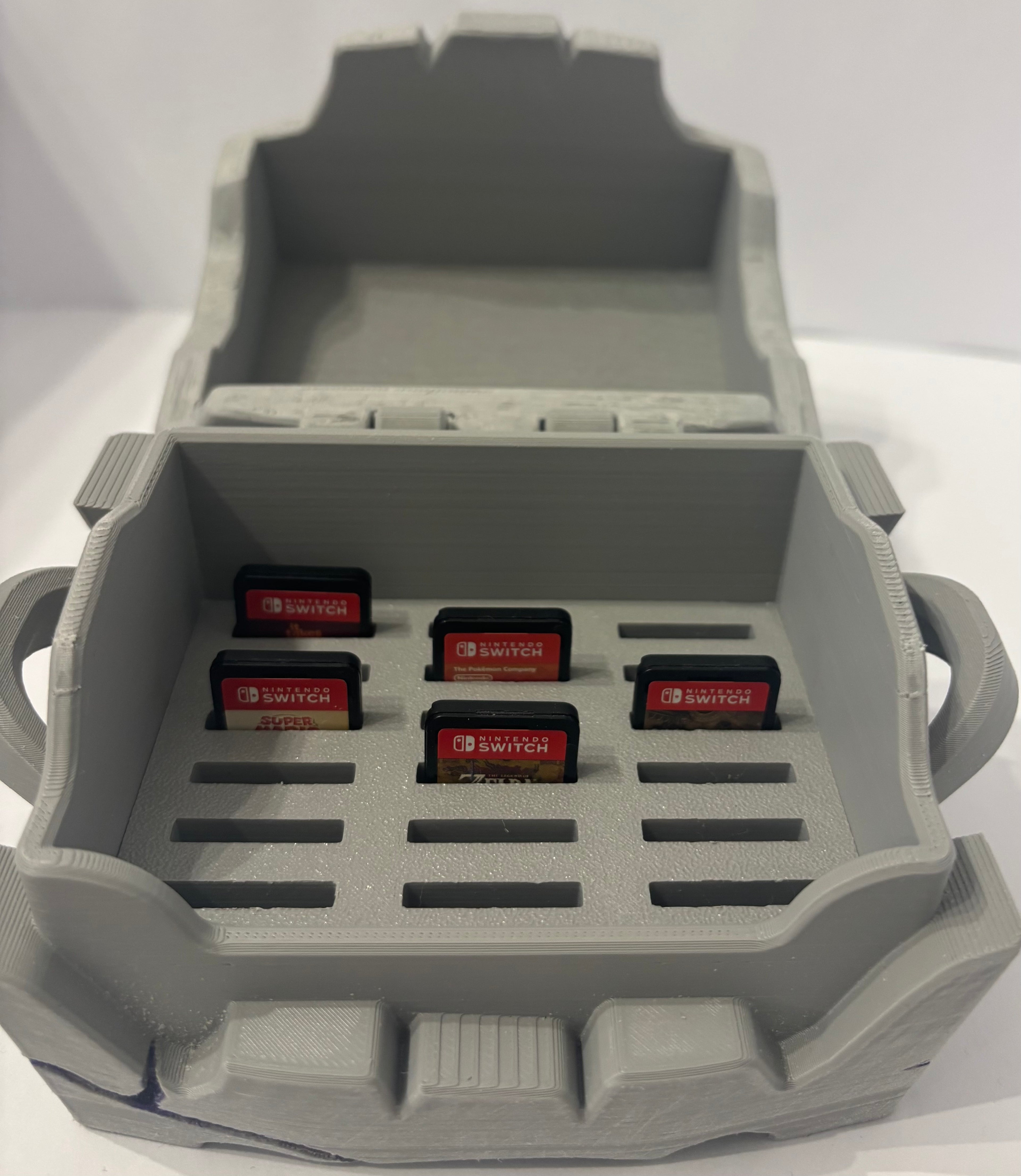 Portajuegos Nintendo Switch Calavera Inspirado en Zelda – Soporte Cartuchos Edición Decorativa