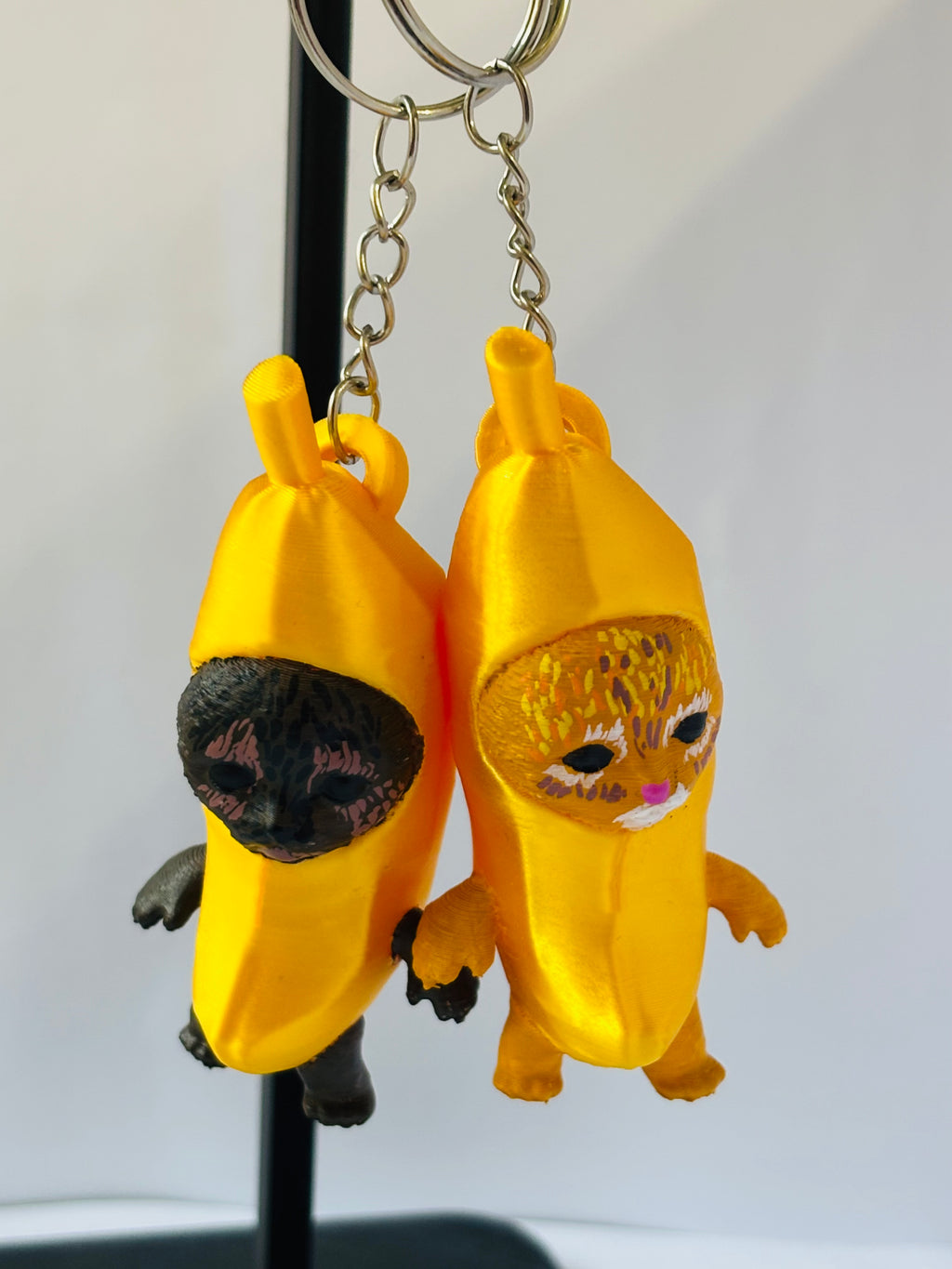 Llavero Meme Gatito-Plátano Personalizado - JeanPrintsCo