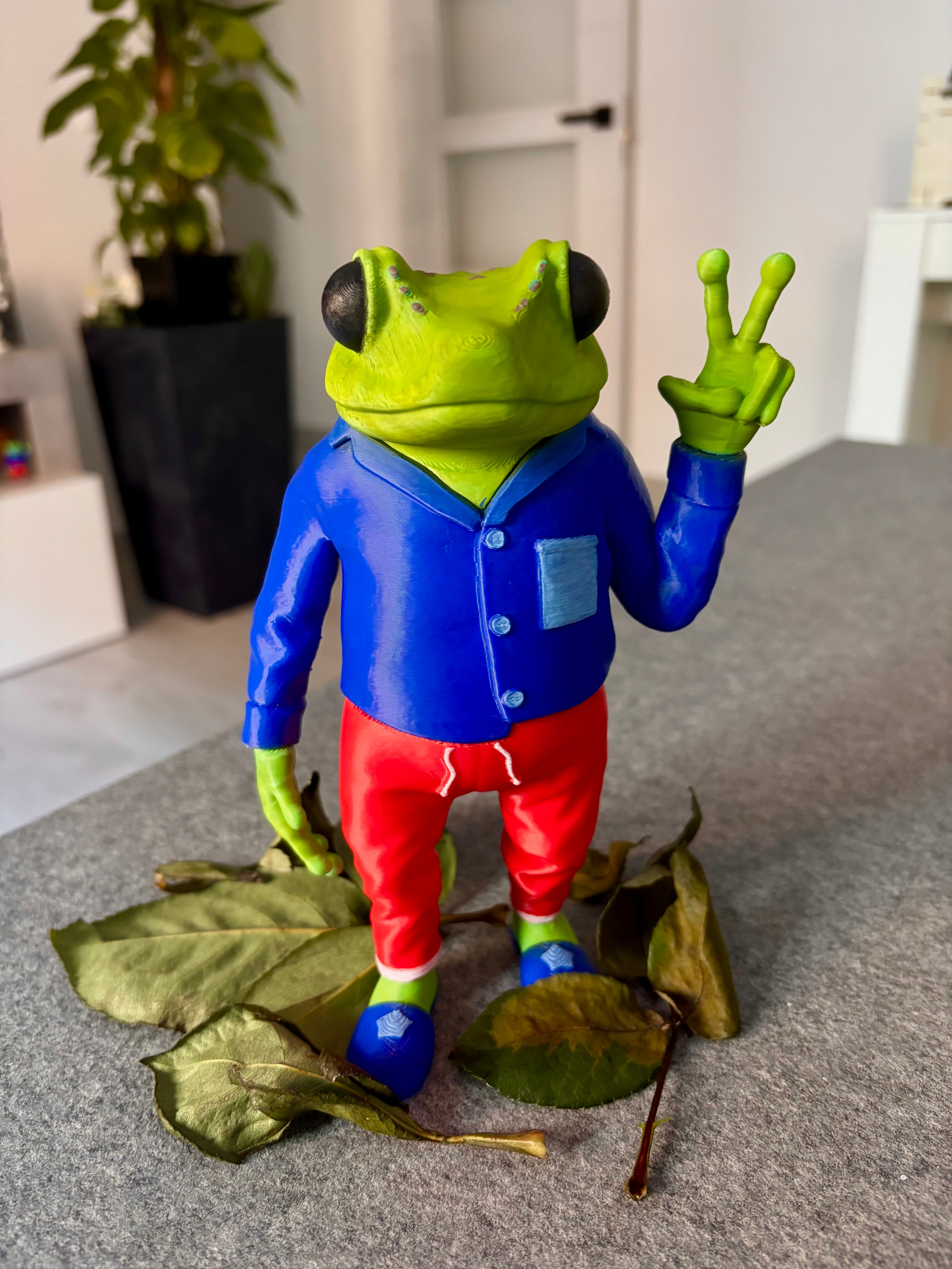 Sapo Concho - Escultura pop art impresa en 3D - JeanPrintsco
