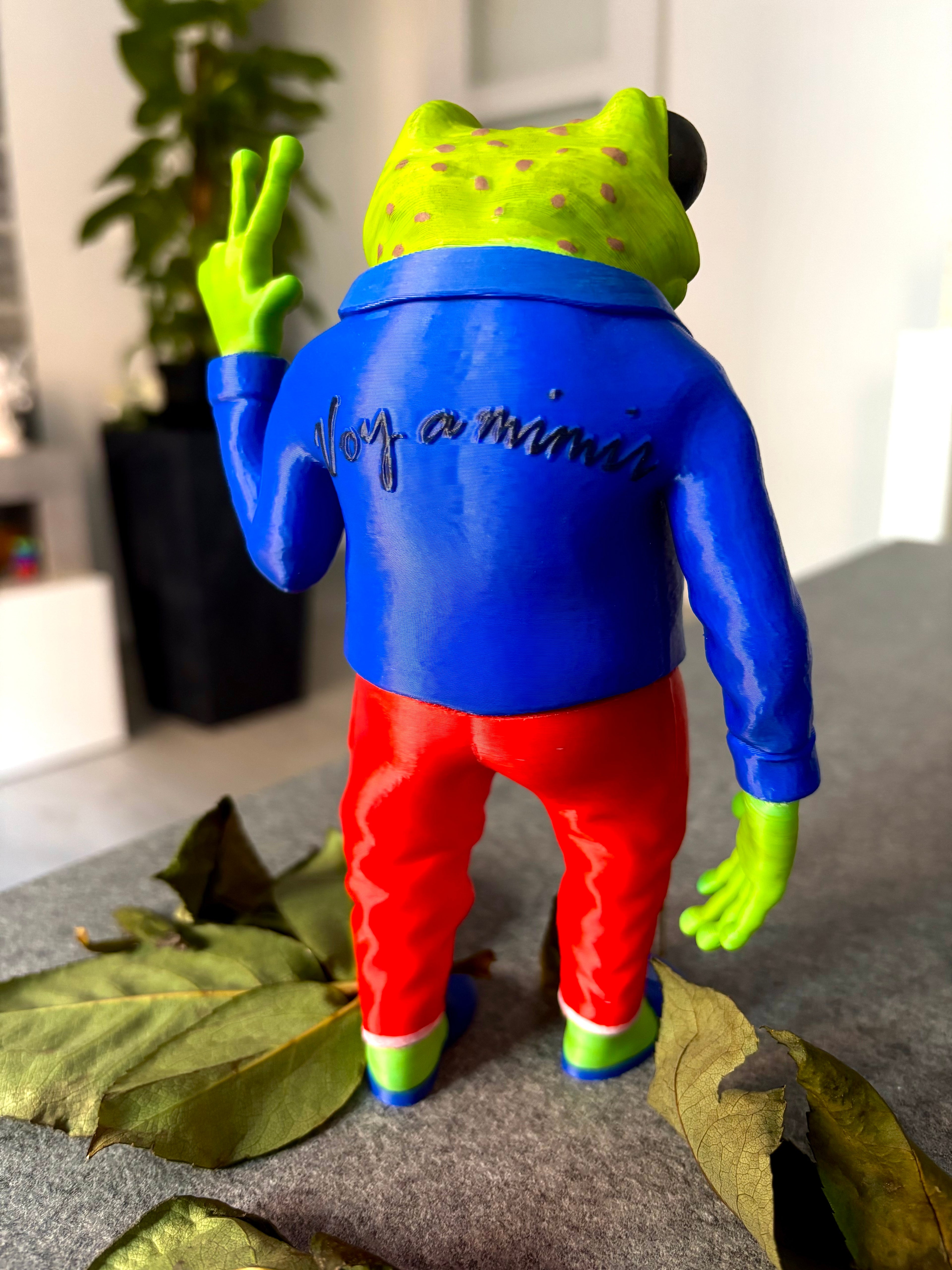 Sapo Concho - Escultura pop art impresa en 3D - JeanPrintsco