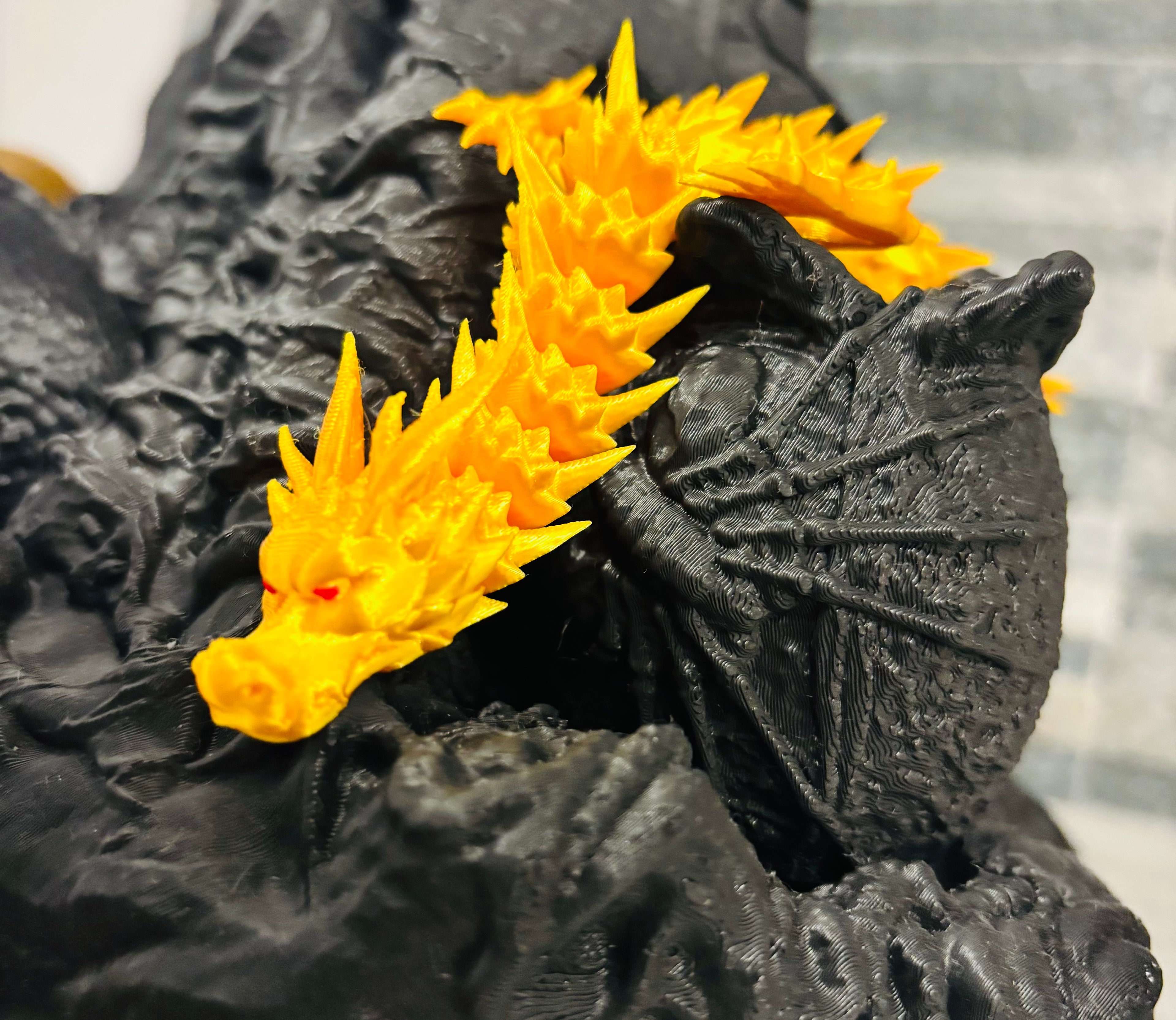 Dragón Articulado 3D Flexible - JeanPrintsCo