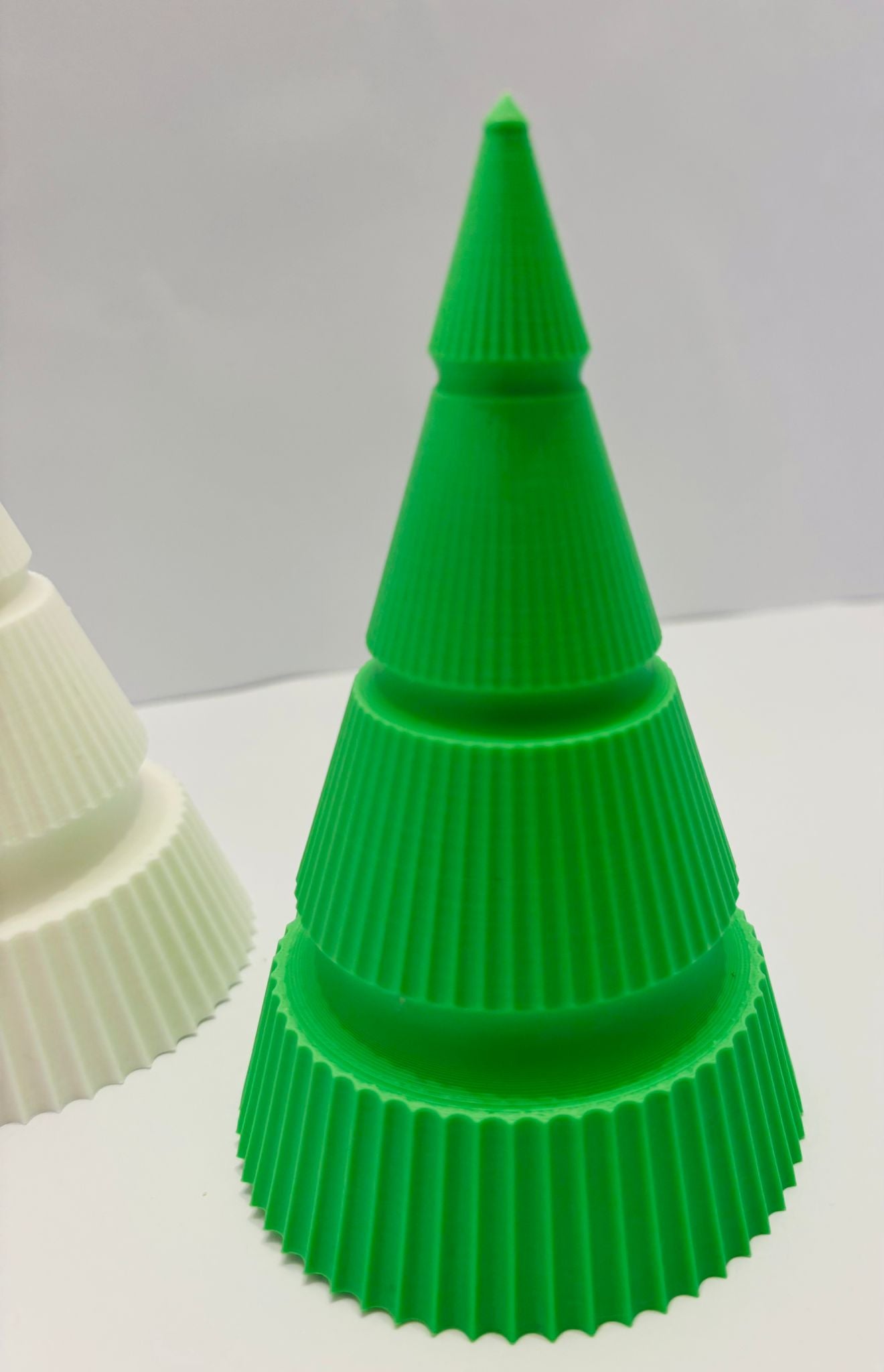 Árboles de Navidad Minimalistas 3D | Decoración Moderna Impresa en PLA | Adorno Navideño Sostenible | JeanPrintsCo