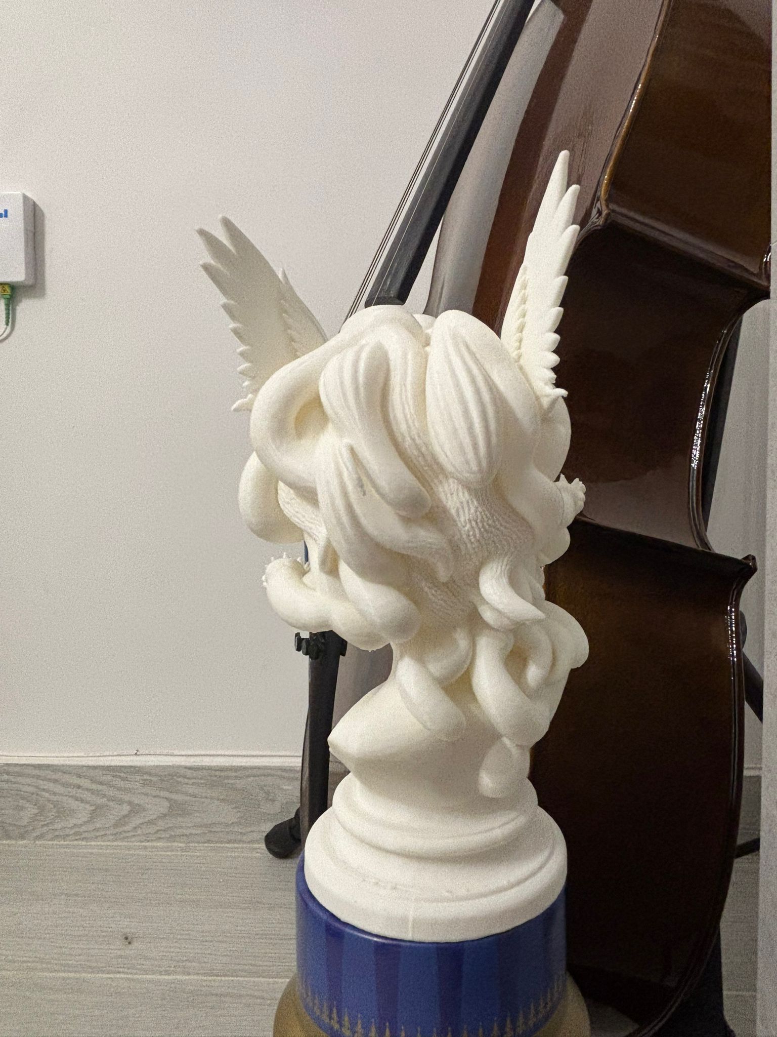 Busto Medusa 3D Decorativo - 15cm