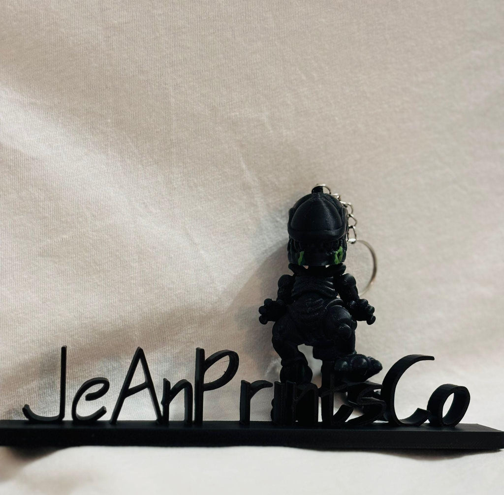 Llavero Alien 3D | Mini Figura Xenomorfo Impresa en 3D | Regalo Geek Original | Accesorio de Mochila o Llaves | Hecho a Mano