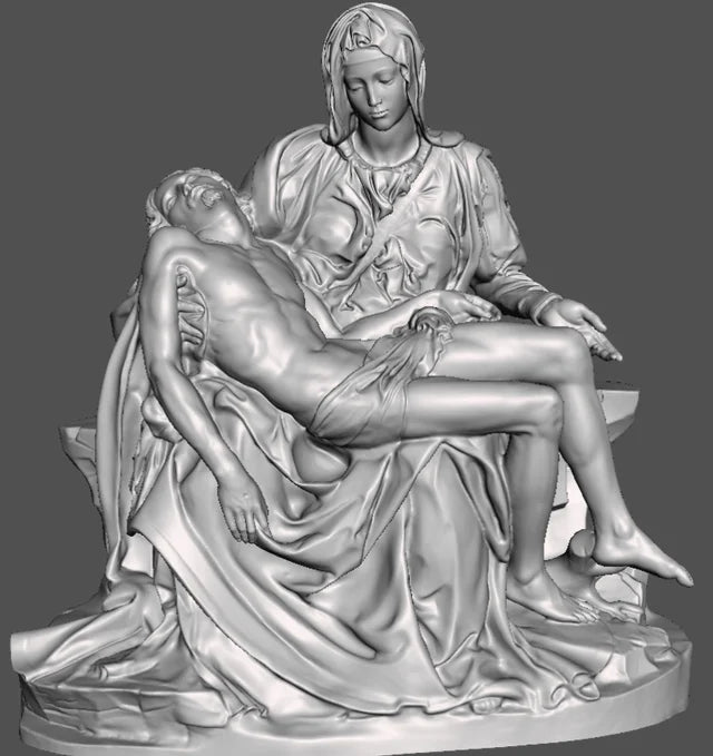 (Exclusivo) La Piedad de Miguel Ángel - Figura 3D
